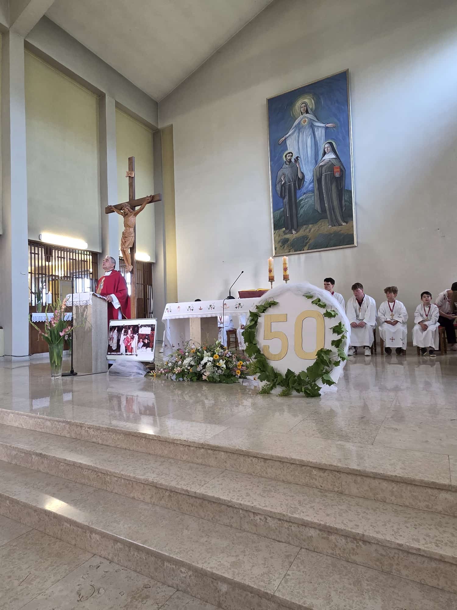 Proslava zlatnog jubileja        fra Pere Džide, OFMConv
